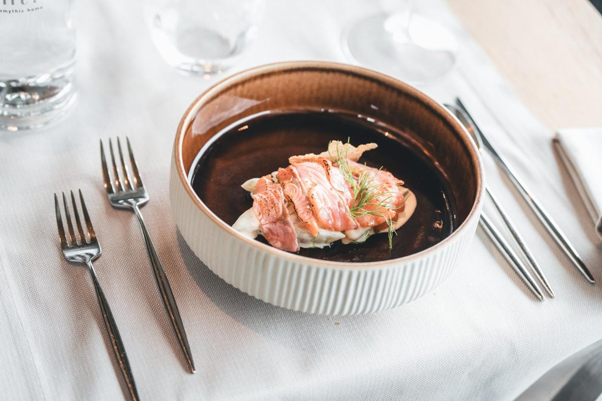 Santre Dolomythic Home Bressanone Exterior photo A dish at the restaurant